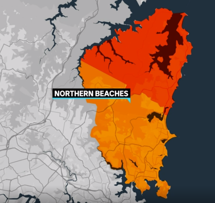 23-dec-northern-syd-beaches-RED-HARD-and-ORANGE-lockdown-zones.png